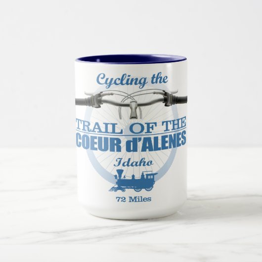 Trail van de Coeur d'Alene (H2) Mok (Midden)