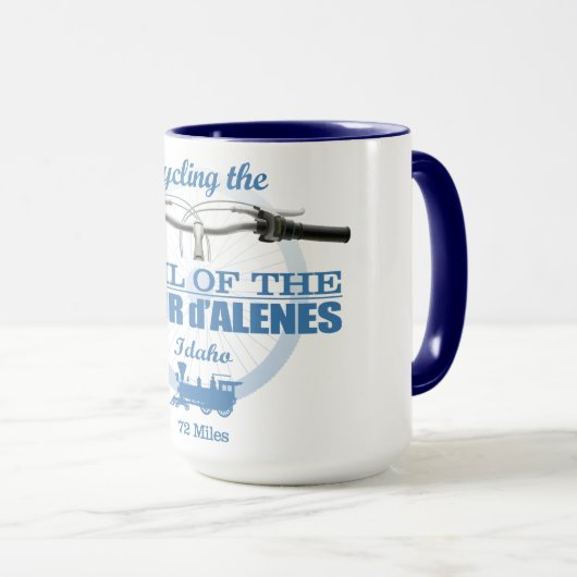 Trail van de Coeur d'Alene (H2) Mok (Voorkant rechts)