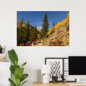 Trail van de Loch bij de Rocky Mountains Poster (Thuiskantoor)