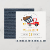 Trail van de rode marinemacht elke zondag Kinder Kaart (Voorkant / Achterkant)