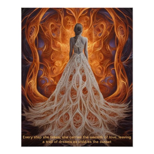 Trail van dromen perfect poster (Voorkant)