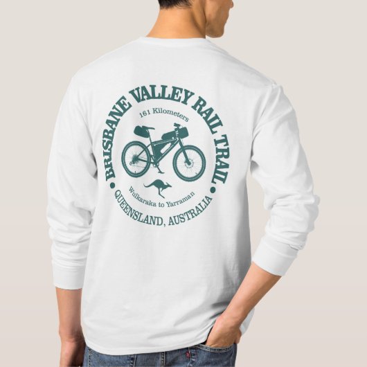 Trail van het baanvak van de vallei van Brisbane ( T-shirt (Achterkant)