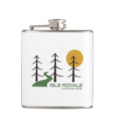 Trail van het nationaal park Isle Royale Heupfles (Voorkant)