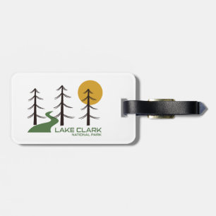 Trail van het Nationaal Park Lake Clark Bagagelabel