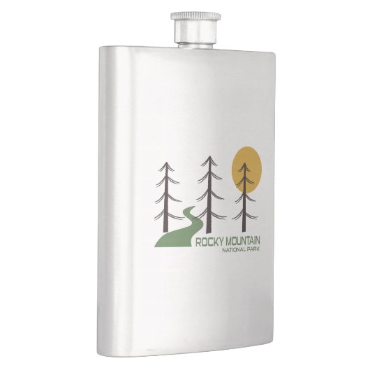 Trail van het nationaal park Rocky Mountain Flacon (Rechts)