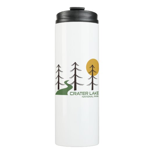 Trail van het nationaal park van het meer van Crat Thermosbeker (Voorkant)