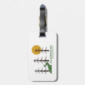 Trail van het Provinciepark Algonquin Bagagelabel (Achterkant verticaal)