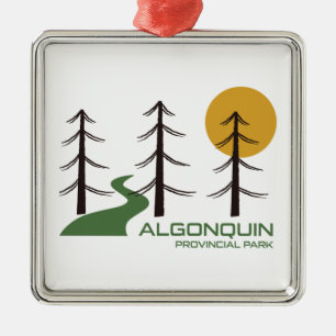 Trail van het Provinciepark Algonquin Metalen Ornament