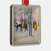 Trail van kunstschilder metalen ornament (Rechts)