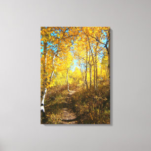 Trail van spenen canvas afdruk