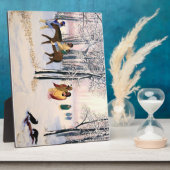 Trail van tranen, artikel 8x10 met esel fotoplaat (Zijkant)