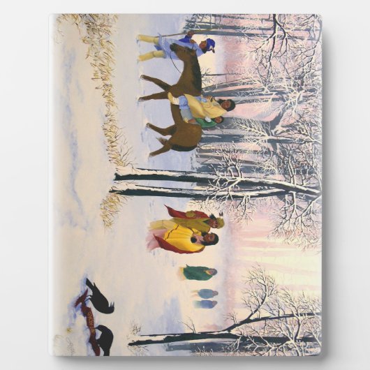 Trail van tranen, artikel 8x10 met esel fotoplaat (Voorkant)