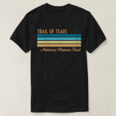 Trail van tranen Nationaal Historisch Trail VNec T-shirt (Design voorkant)