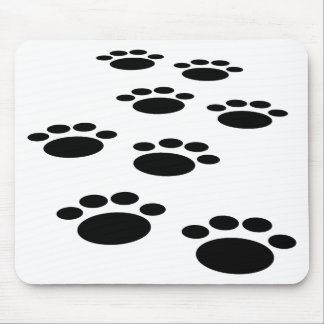 Trail voor cute Cartoon Pet Paw Muismat