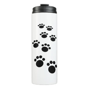 Trail voor cute Cartoon Pet Paw Thermosbeker
