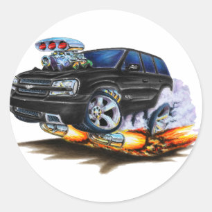 Trailblazer SS Black Truck Ronde Sticker