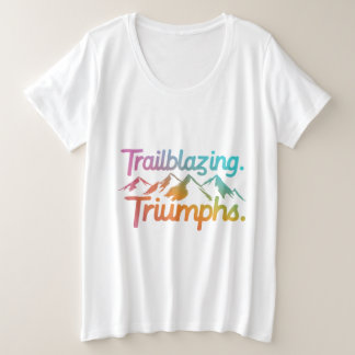 Trailblazing Triumphs Mode T-shirt voor vrouwen