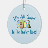 Trailer Hood Camper Ornaments Keramisch Ornament (Links)