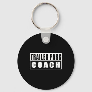 Trailer Park Coach Voetbal Schets Verkoop Hockey G Sleutelhanger