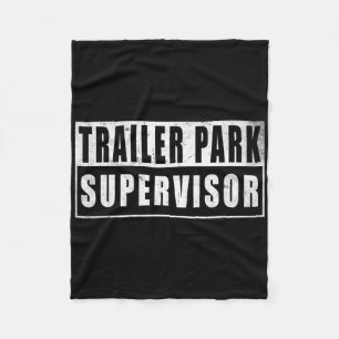 Trailer Park Supervisor Grappige Vintage Fleece Deken