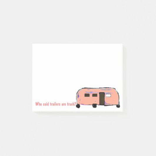 Trailer Trash Post-it® Notes (Voorkant)