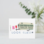 Trailer Trash Postcard Briefkaart (Staand voorkant)