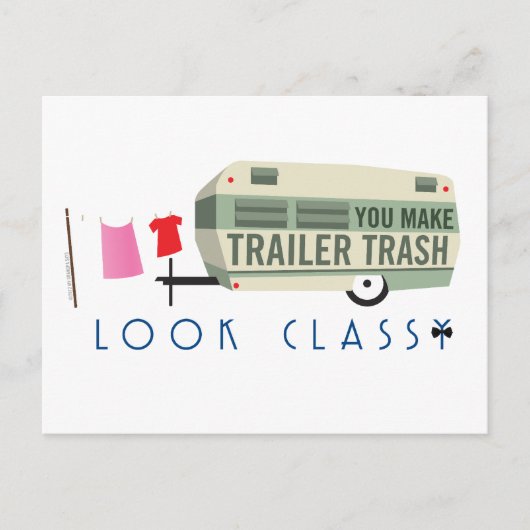 Trailer Trash Postcard Briefkaart (Voorkant)