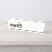 Trailer voor landbouwtractoren bureau naambordje (Voorkant)