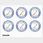 Trailmap Araroa Ronde Sticker (Vel)