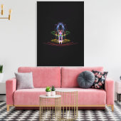 Trails lumineux Abstraits toile étirée Impression (Insitu(Salon))