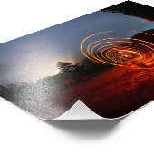 Trails of Light -fire editie- Foto Afdruk (Hoek)