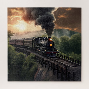 Train-1-2 Puzzle Legpuzzel