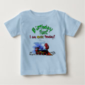Train 1st Birthday Tshirts en cadeaus (Voorkant)