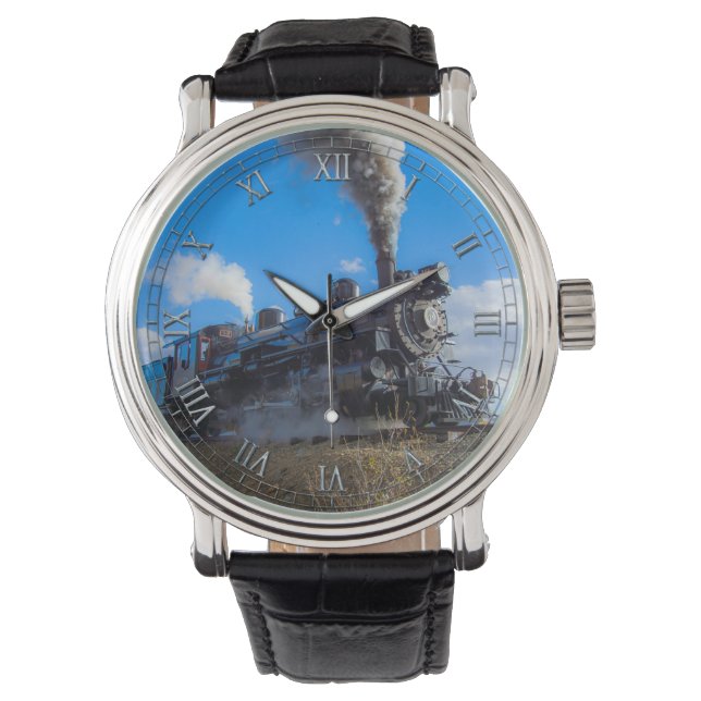 Train 24 Horloge & Numeral opties (Voorkant)