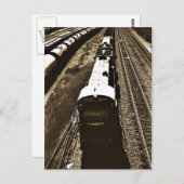 Train_2 Post Card Briefkaart (Voorkant / Achterkant)