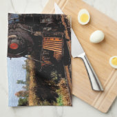 Train 2 serviette de cuisine (Quart Plié)