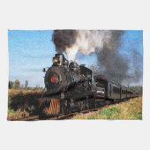 Train 2 serviette de cuisine (Horizontal)