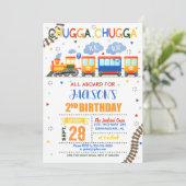 Train 2e Invitation anniversaire - Garçon (Debout devant)