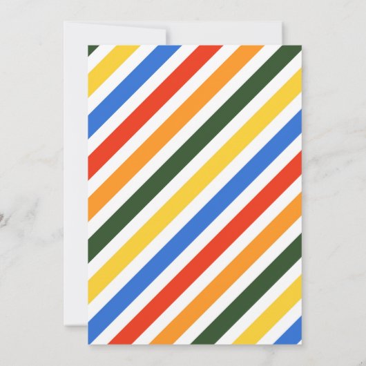 Train 2e Invitation anniversaire - Garçon (Dos)