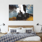 Train 5 Gewatteerd Canvas Afdruk (Insitu (Slaapkamer))