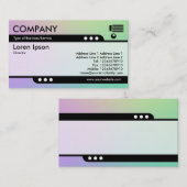 Train à balles - Carte de visite à gaz doux (Devant / Derrière)