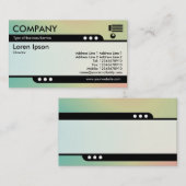 Train à balles - Carte de visite à gaz doux (Devant / Derrière)