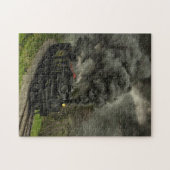 Train à vapeur du patrimoine avec Puzzle fumé (Horizontal)