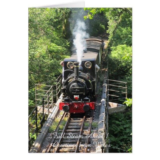 Train à vapeur gallois. (Devant)