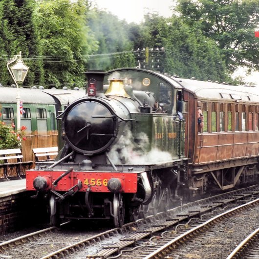 TRAIN À VAPEUR Jetée de couverture