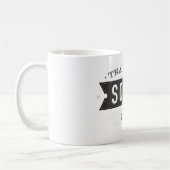 Train allé désolé. un idiome d'ASL sur une tasse (Gauche)