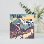Train als anderen niet willen fietsen (Staand voorkant)