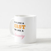 Train als een beest koffiemok (Voorkant links)