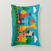 Train animal mignon - Conception Coussin pour enfa (Devant(Vertical))