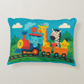 Train animal mignon - Conception Coussin pour enfa (Dos)
